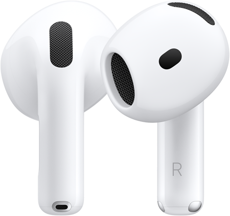 AirPods 5 Hardware, Vorder- und Rückansicht zeigt das Design