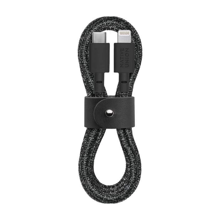 Native Union Belt Lightning auf USB-C Kabel 1.2m, cosmos/schwarz