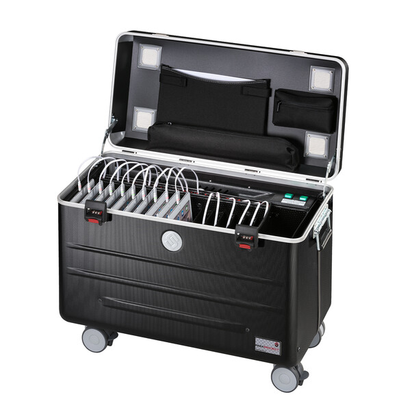 PARAT Case i16 für 16 iPad inkl. LED USB-Lightning Kabel, schwarz