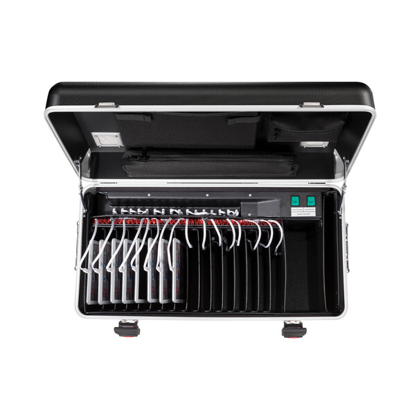 PARAT Case i16 für 16 iPad inkl. LED USB-Lightning Kabel, schwarz