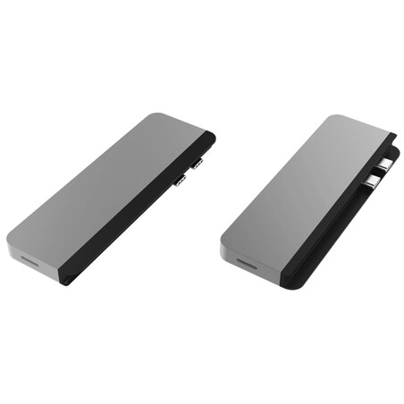 HyperDrive 7-in-2 Duo USB-C Hub, silber