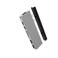 HyperDrive 7-in-2 Duo USB-C Hub, silber