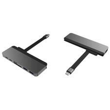 Sie sehen das Produktbild 03 von HyperDrive 7-in-2 Duo USB-C Hub, silber HyperDrive 7-in-2 Duo USB-C Hub, silber