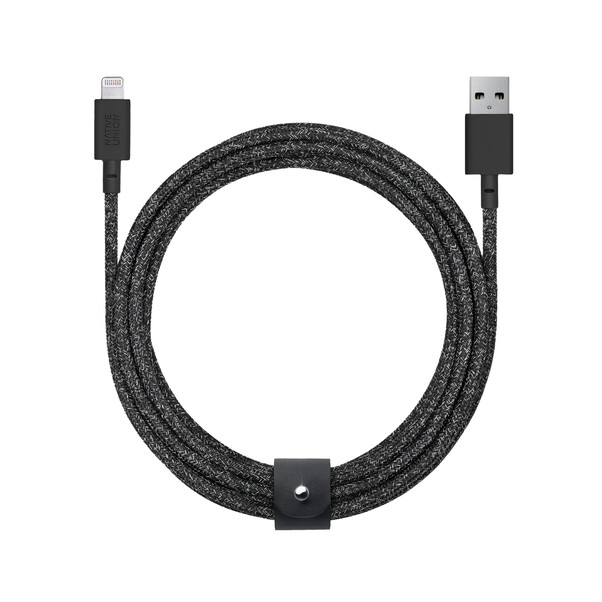 Sie sehen das Produktbild 01 von Native Union Belt Lightning Kabel 3m, cosmos/schwarz Native Union Belt Lightning Kabel 3m, cosmos/schwarz