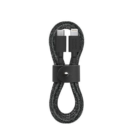 Sie sehen das Produktbild 01 von Native Union Belt Lightning auf USB-C Kabel 1.2m, cosmos/schwarz Native Union Belt Lightning auf USB-C Kabel 1.2m, cosmos/schwarz