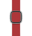 Apple Watch 38/40/41 mm Modernes Lederarmband, scharlachrot, klein
