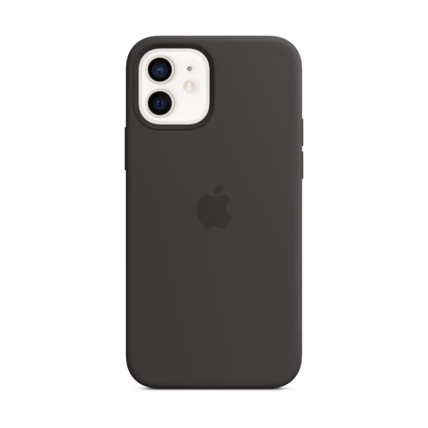 Sie sehen das Produktbild 01 von Apple iPhone 12/ 12 Pro Silikon Case mit MagSafe, schwarz Apple iPhone 12/ 12 Pro Silikon Case mit MagSafe, schwarz
