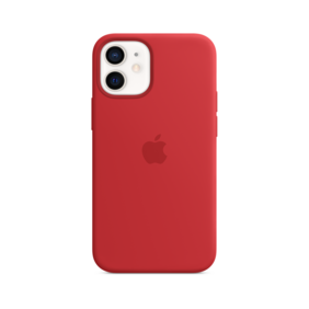 Apple iPhone 12 mini Silikon Case mit MagSafe, (PRODUCT)RED