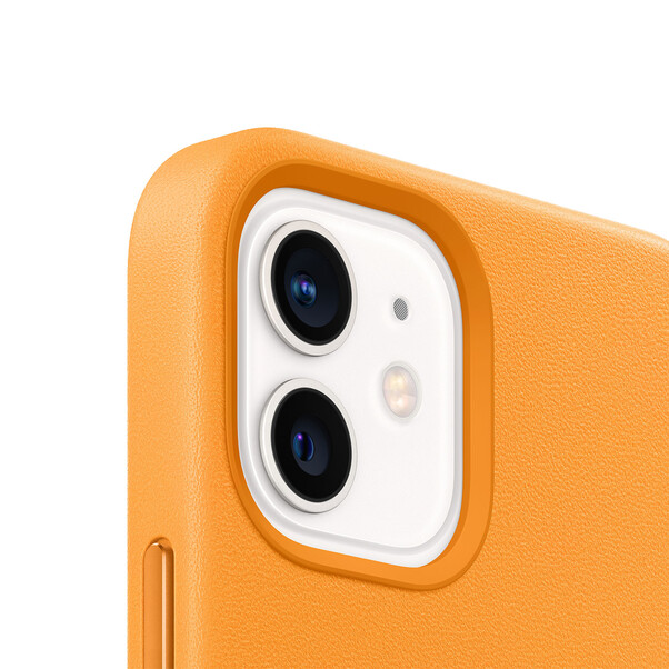 Apple iPhone 12 mini Leder Case mit MagSafe, california poppy