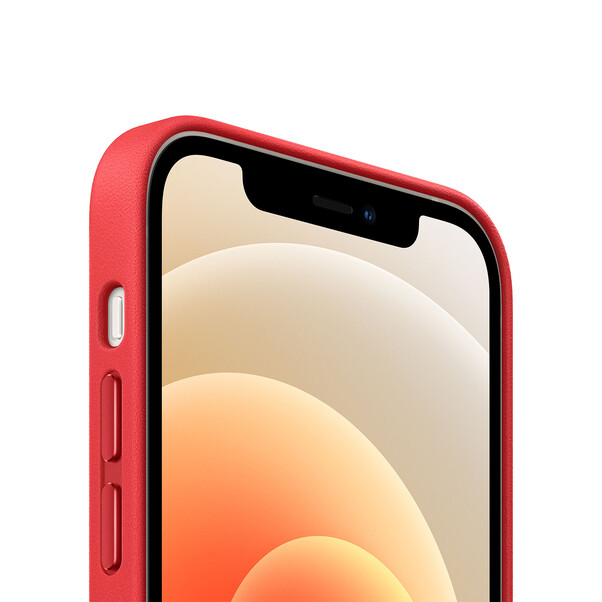 Apple iPhone 12 mini Leder Case mit MagSafe, (PRODUCT)RED