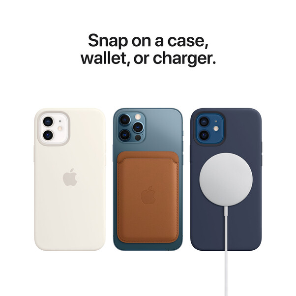 Apple iPhone 12 mini Leder Case mit MagSafe, sattelbraun&gt;