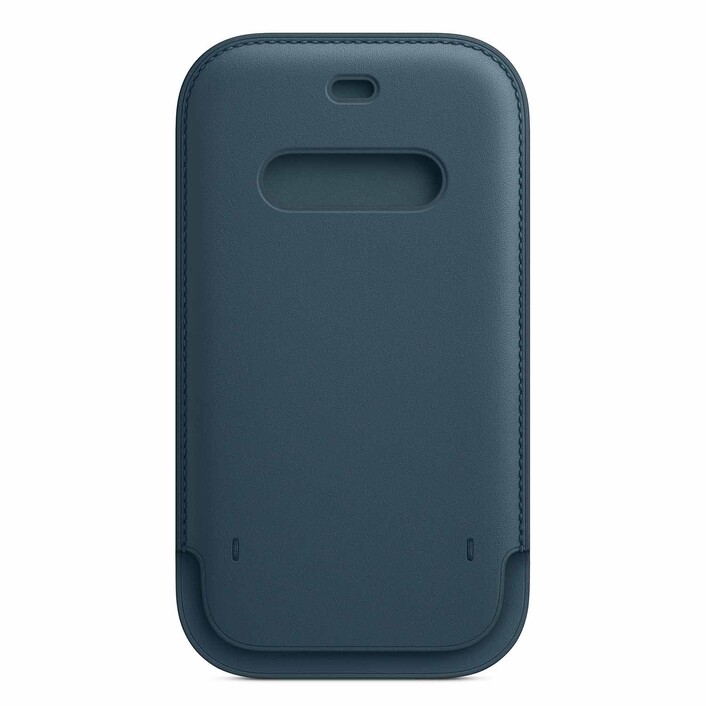 Apple iPhone 12/ 12 Pro Lederhülle mit MagSafe, baltischblau