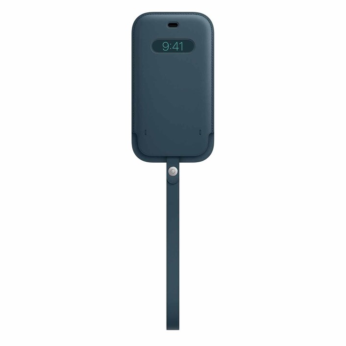 Apple iPhone 12/ 12 Pro Lederhülle mit MagSafe, baltischblau
