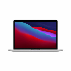 Sie sehen das Produkt MacBook Pro 13" M1 Chip 8-Core CPU und 8-Core GPU, 8GB, 256GB, silber >, Produktbild: 01 MacBook Pro 13" M1 Chip 8-Core CPU und 8-Core GPU, 8GB, 256GB, silber >