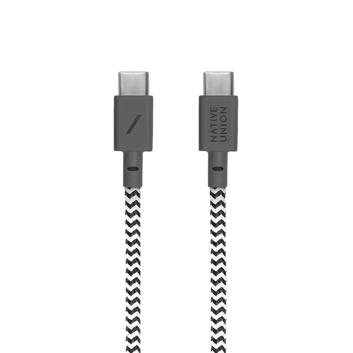 Native Union Belt USB-C auf USB-C Kabel 1.2m, zebra