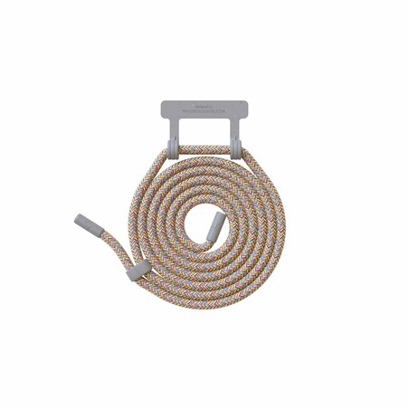 Sie sehen das Produktbild 01 von Woodcessories Lanyard für Change Case, grau/orange> Woodcessories Lanyard für Change Case, grau/orange>