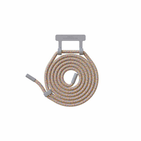 Sie sehen das Produktbild 01 von Woodcessories Lanyard für Change Case, grau/orange> Woodcessories Lanyard für Change Case, grau/orange>