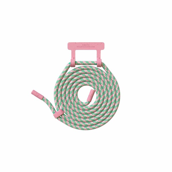 Woodcessories Lanyard für Change Case, pink/türkis&gt;