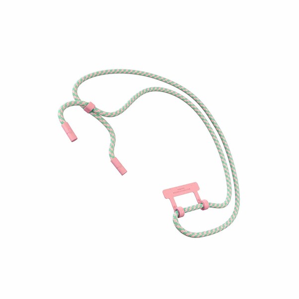 Woodcessories Lanyard für Change Case, pink/türkis&gt;