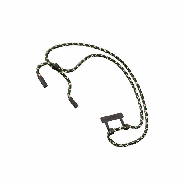 Sie sehen das Produktbild 02 von Woodcessories Lanyard für Change Case, schwarz/grün> Woodcessories Lanyard für Change Case, schwarz/grün>