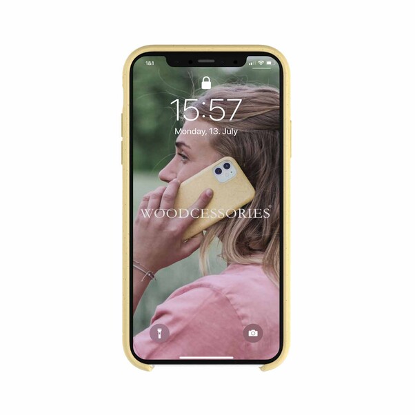 Woodcessories Change Case für iPhone 12 Pro Max, citrus yellow &gt;