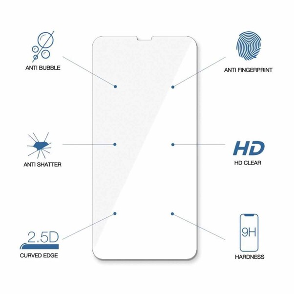 Woodcessories Asahi Glass 2.5D für iPhone 12/12 Pro&gt;