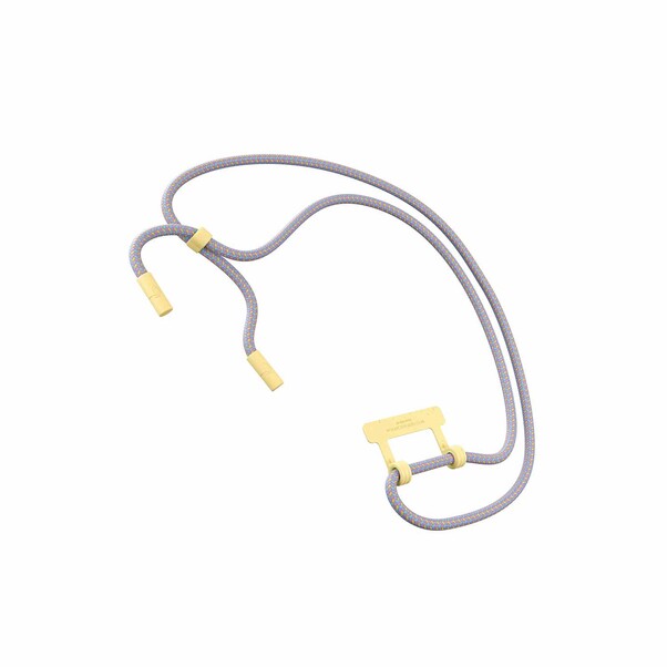 Woodcessories Lanyard für Change Case, gelb/lila&gt;