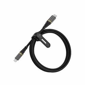 Sie sehen das Produkt Otterbox USB-C auf Lightning Premium Kabel 1m, schwarz, Produktbild: 01 Otterbox USB-C auf Lightning Premium Kabel 1m, schwarz