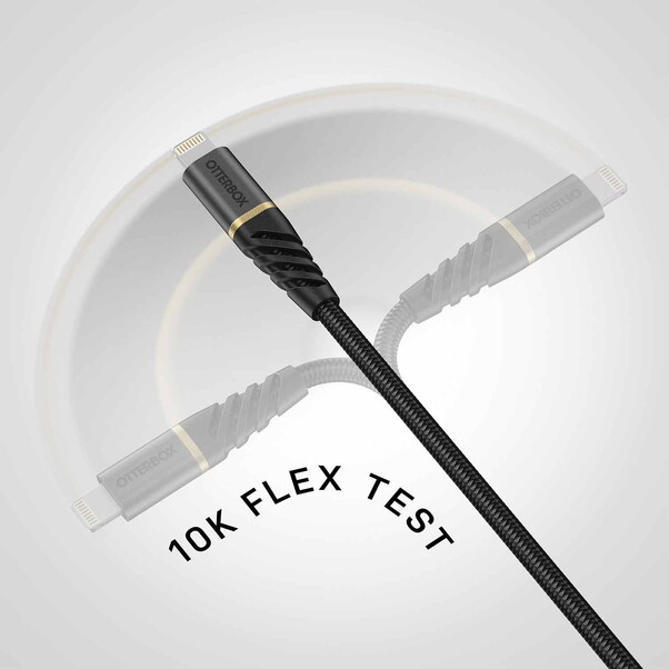 Otterbox USB-C auf Lightning Premium Kabel 1m, schwarz