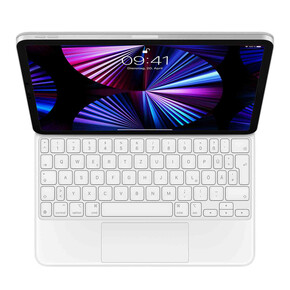 Sie sehen das Produktbild 01 von Apple Magic Keyboard für 11" iPad Air (M2), deutsch, weiß Apple Magic Keyboard für iPad Air (5.Gen.), iPad Pro 11" (4.Gen.), weiß