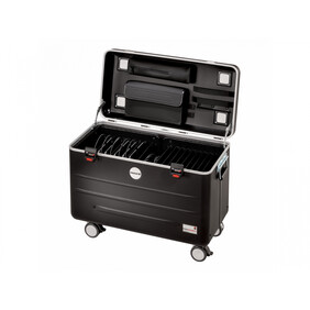 PARAT Case TC20, TwinCharge, inkl. USB-C auf Type-C Kabel, schwarz