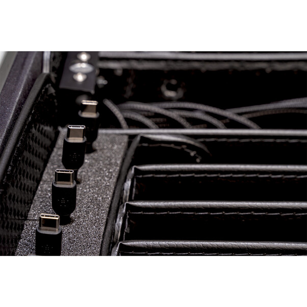 PARAT Case TC20, TwinCharge, inkl. USB-C auf Type-C Kabel, schwarz