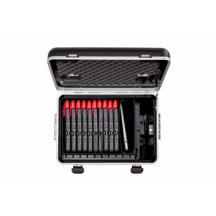 PARAT Case TC10 EDUCOVER®+/KidsCover, TwinCharge, ohne Kabel (ohne iPad Case), schwarz