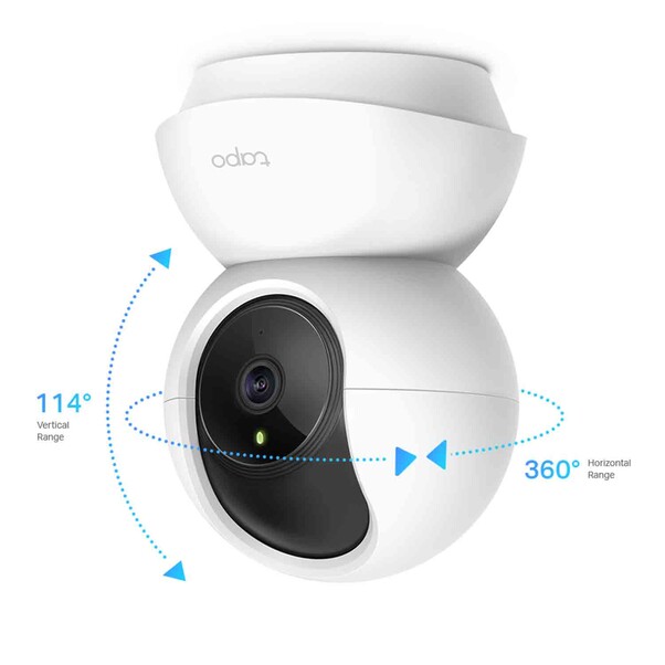 TP-Link Tapo C200, Sicherheits WLAN Kamera mit Schwenk-/Neigefunktion