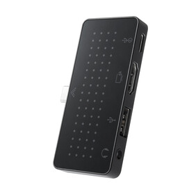 Twelve South StayGo Mini kompakter USB-C Hub, schwarz
