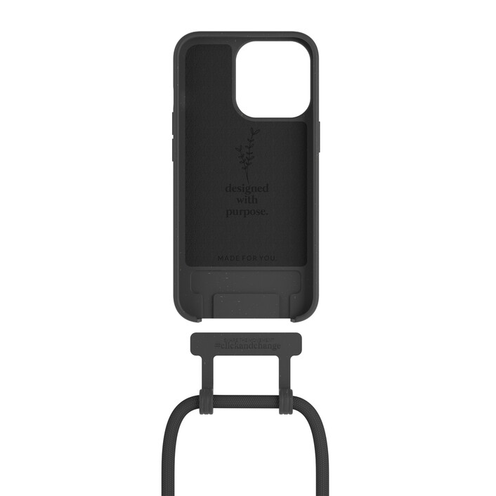 Woodcessories Change Case für iPhone 13 Pro, schwarz>