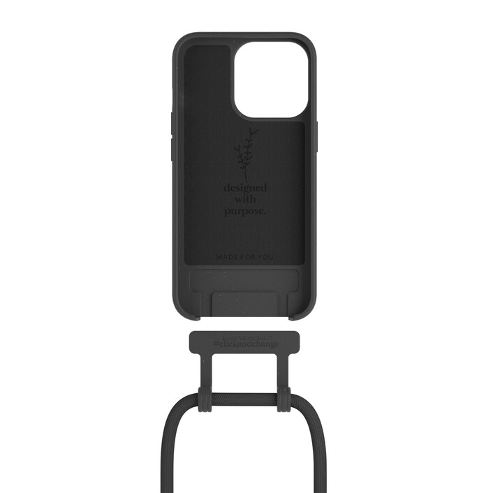 Woodcessories Change Case für iPhone 13 Pro Max, schwarz>