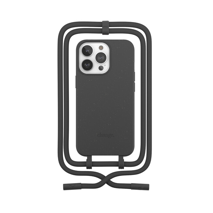 Woodcessories Change Case für iPhone 13 Pro Max, schwarz>