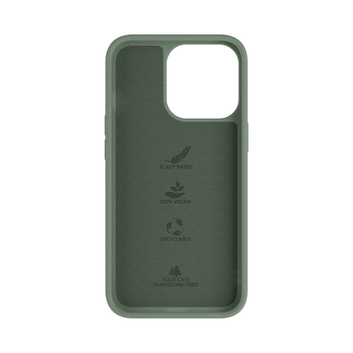 Woodcessories Bio Case antimikrobiell für iPhone 13 Pro Max, grün>