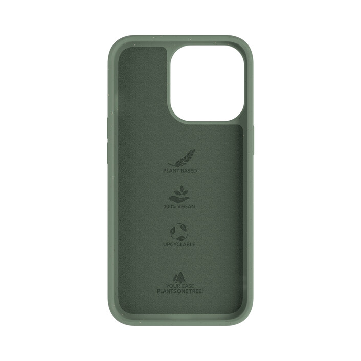 Woodcessories Bio Case antimikrobiell für iPhone 13 Pro, grün>