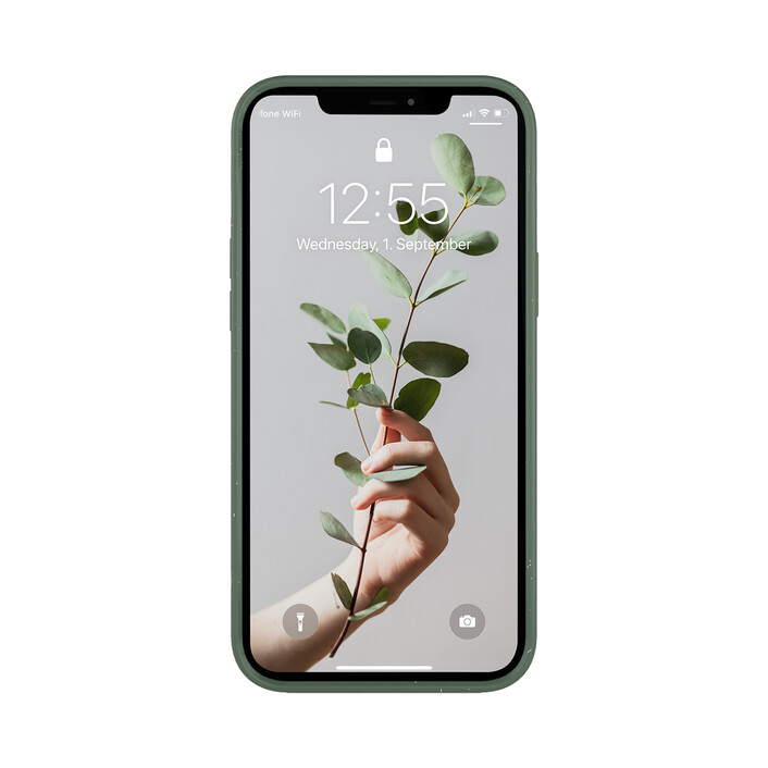 Woodcessories Bio Case antimikrobiell für iPhone 13 Pro, grün>