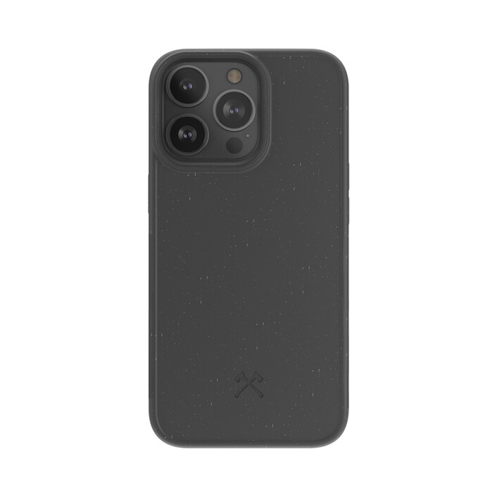 Woodcessories Bio Case antimikrobiell für iPhone 13 Pro, schwarz>