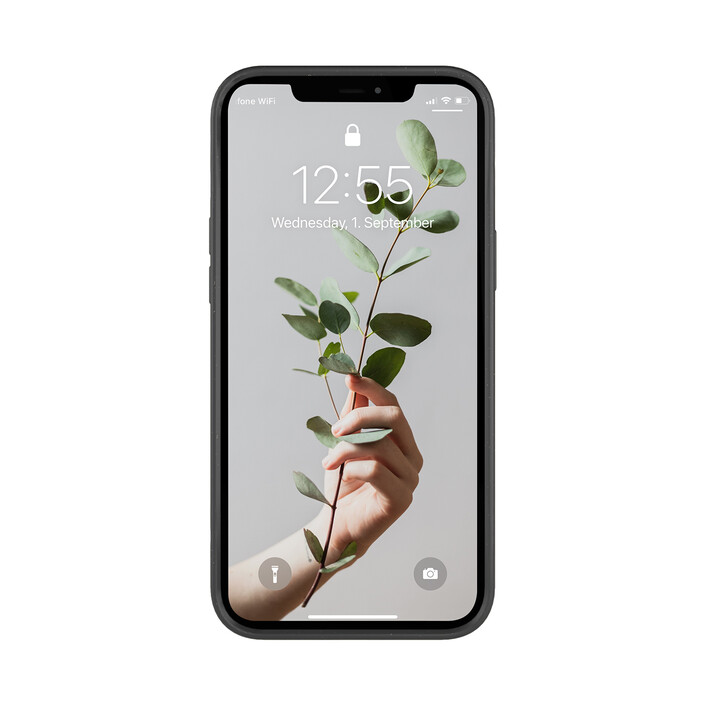 Woodcessories Bio Case antimikrobiell für iPhone 13 Pro, schwarz>