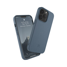 Woodcessories Bio Case antimikrobiell für iPhone 13 Pro, blau>