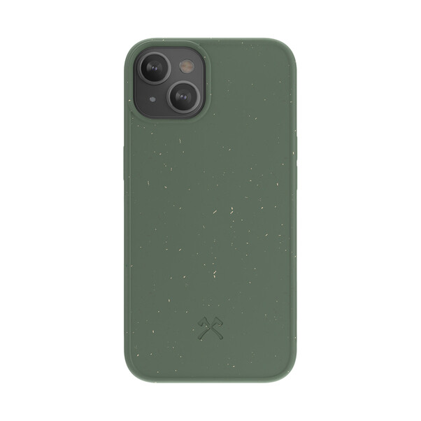 Woodcessories Bio Case antimikrobiell für iPhone 13, grün&gt;