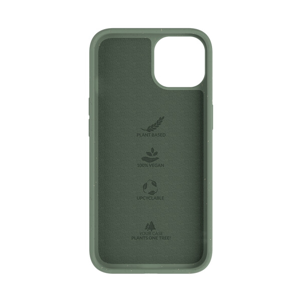 Woodcessories Bio Case antimikrobiell für iPhone 13, grün&gt;