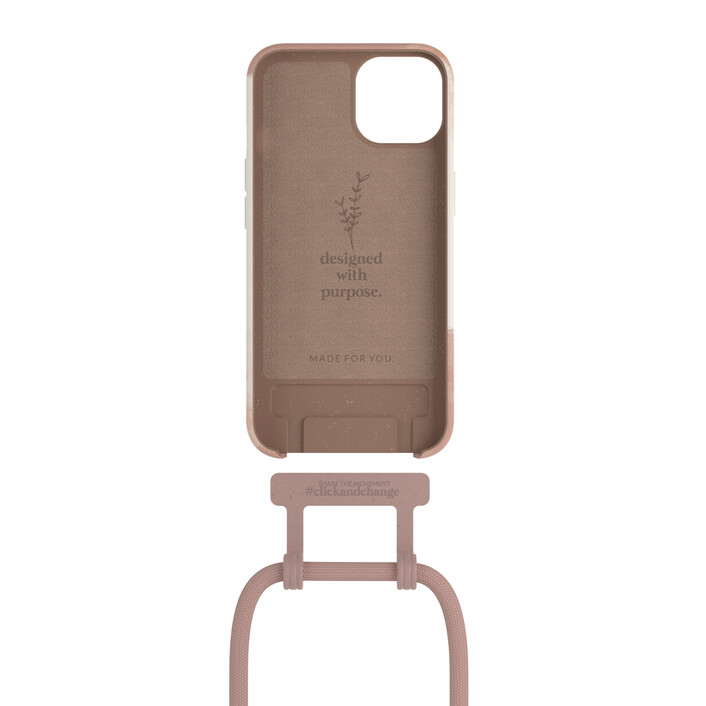 Woodcessories Change Case Batik für iPhone 13 mini, ziegel rot>