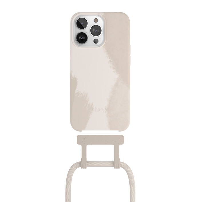 Woodcessories Change Case Batik für iPhone 13 Pro Max, creme weiß>