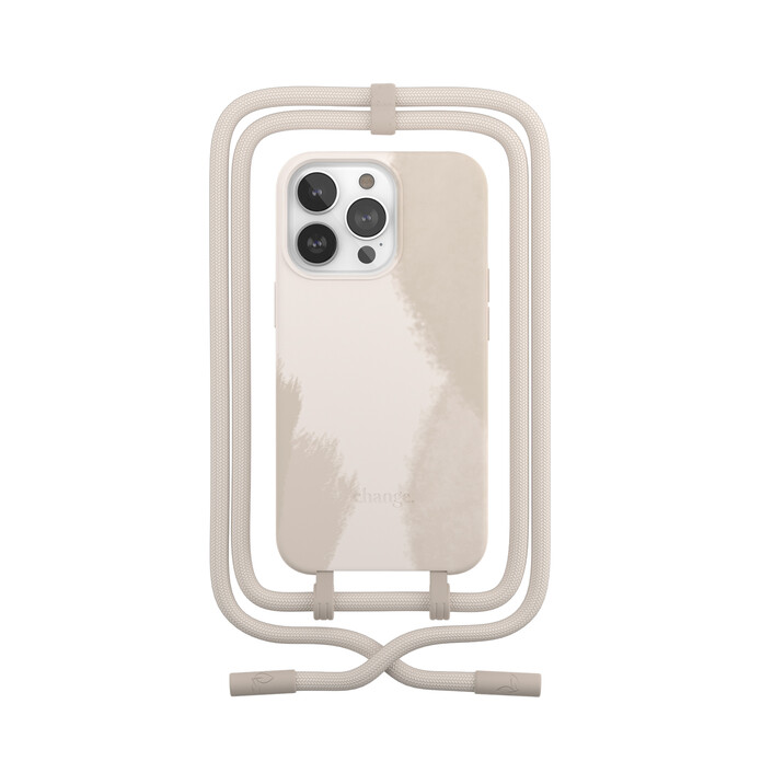 Woodcessories Change Case Batik für iPhone 13 Pro Max, creme weiß>