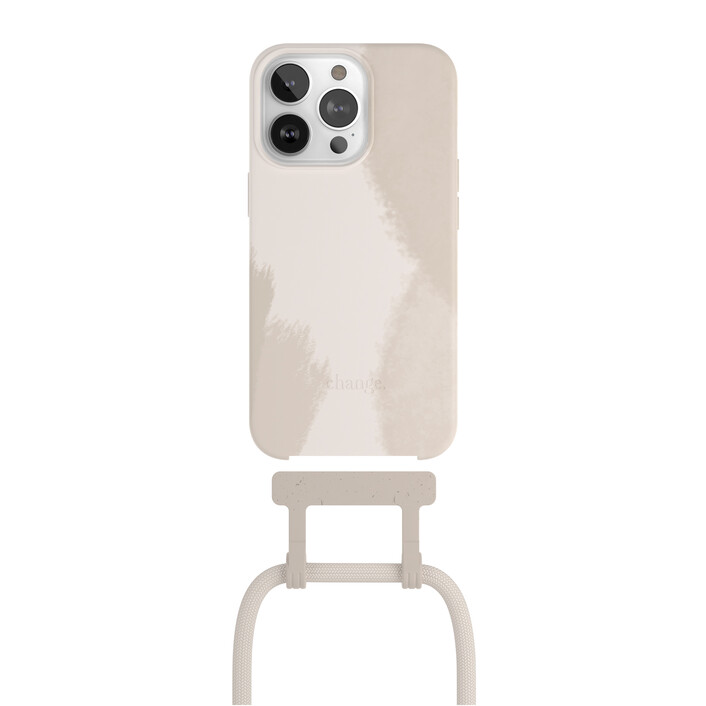 Woodcessories Change Case Batik für iPhone 13 Pro, creme weiß>